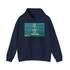 Ocean Photo Hoodie — “Joy has a habit of returning” Relaxed Beach Vibe Sweatshirt