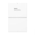 Inspirational Wall Calendar — "Little by Little, Day by Day" Monthly Planner
