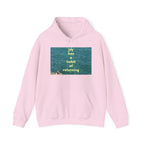 Ocean Photo Hoodie — “Joy has a habit of returning” Relaxed Beach Vibe Sweatshirt
