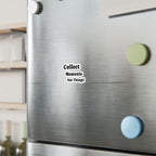 Vinyl Sticker — "Collect Moments Not Things" Motivational Kiss-Cut Decal