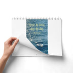 Inspirational Wall Calendar — "Little by Little, Day by Day" Monthly Planner