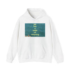 Ocean Photo Hoodie — “Joy has a habit of returning” Relaxed Beach Vibe Sweatshirt